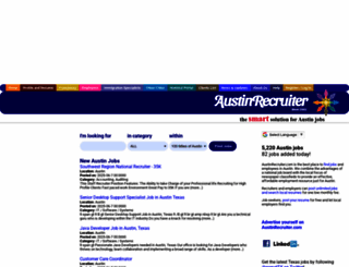 austinrecruiter.com screenshot