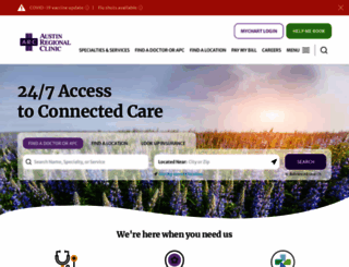 austinregionalclinic.com screenshot