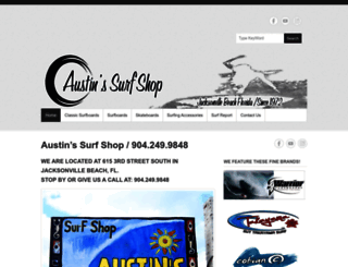 austinssurfshop.com screenshot