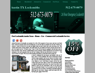 austintx-locksmiths.com screenshot