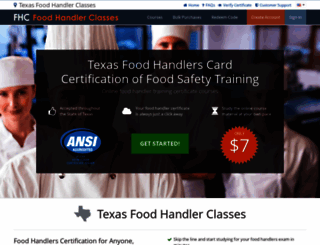 austintx.foodhandlerclasses.com screenshot