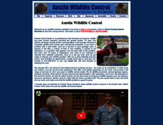 austintxanimalcontrol.com screenshot