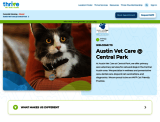 austinvetcarecentral.com screenshot