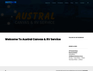 australcanvas.com.au screenshot