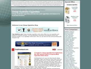 australia-cigarettes.com screenshot