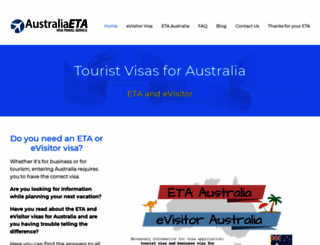 australia-eta.com screenshot