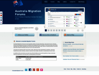 australia-migration-forums.com screenshot