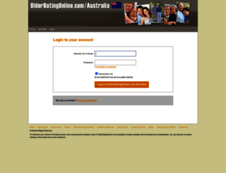 australia.olderdatingonline.com screenshot