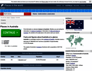 australia.places-in-the-world.com screenshot