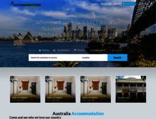 australiaaccommodation.com screenshot