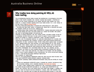 australiabusinessonline.wordpress.com screenshot