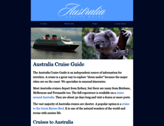 australiacruiseguide.com screenshot