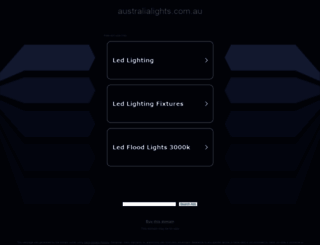 australialights.com.au screenshot