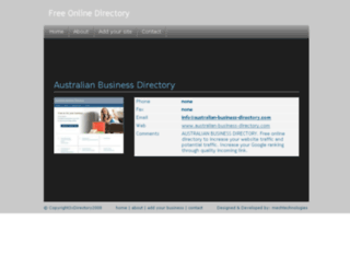 australian-business-directory.topfiveguide.com.au screenshot
