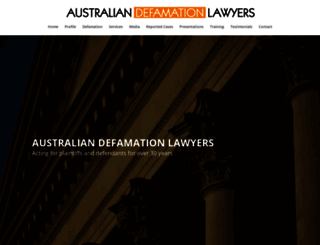 australian-defamation-lawyers.com.au screenshot