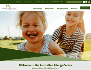 australianallergycentre.com.au screenshot