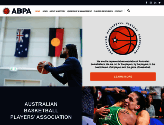australianbasketballers.com.au screenshot