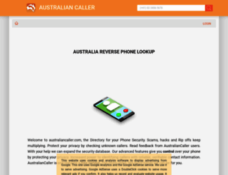 australiancaller.com screenshot