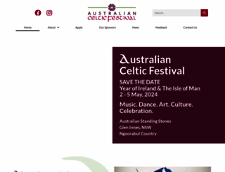 australiancelticfestival.com screenshot