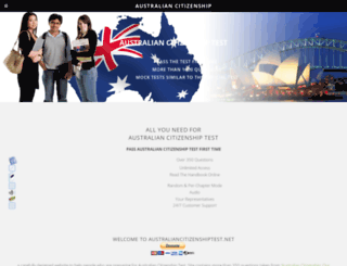 australiancitizenshiptest.com screenshot