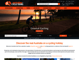 australiancycletours.com.au screenshot