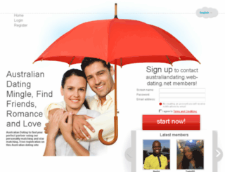 australiandating.web-dating.net screenshot