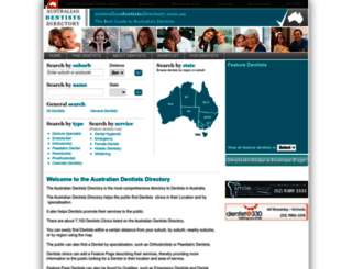 australiandentistsdirectory.com.au screenshot