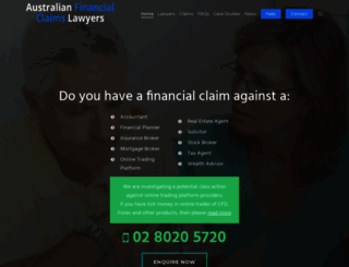 australianfinancialclaimslawyers.com.au screenshot
