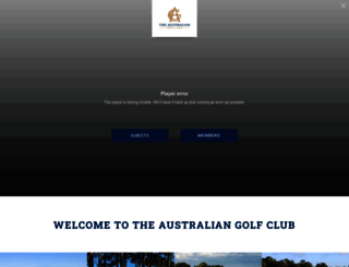 australiangolfclub.com screenshot