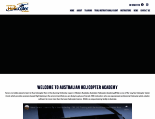 australianhelicopteracademy.com.au screenshot