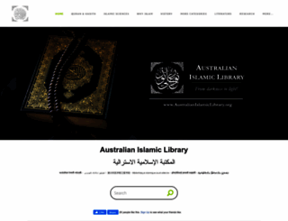 australianislamiclibrary.org screenshot