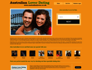 australianlovers.co.uk screenshot