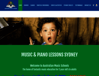 australianmusicschools.com.au screenshot