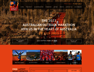 australianoutbackmarathon.com screenshot