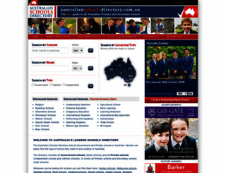 australianschoolsdirectory.com.au screenshot