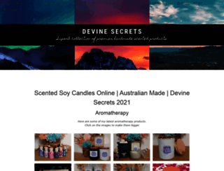 australiansoycandles.com.au screenshot