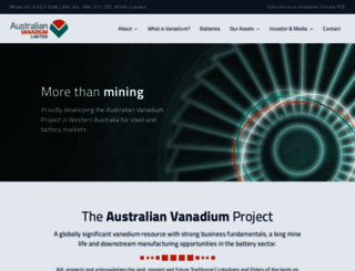 australianvanadium.com.au screenshot