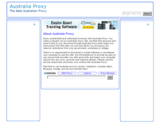 australiaproxy.com screenshot