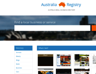 australiaregistry.com.au screenshot