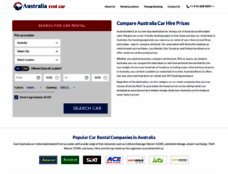 australiarentcar.com screenshot