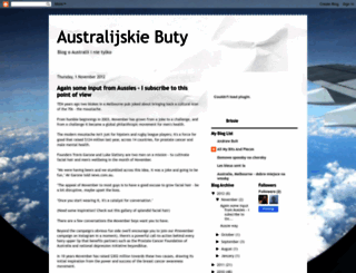 australijskiebuty.blogspot.com screenshot