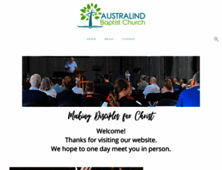 australindbaptistchurch.com screenshot