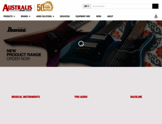 australismusic.com.au screenshot