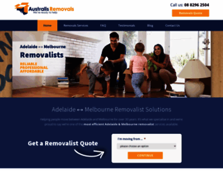 australisremovals.com.au screenshot