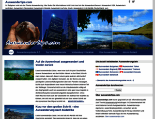 auswandertips.com screenshot