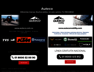 auteco.com.co screenshot