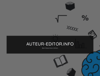 auteur-editor.info screenshot