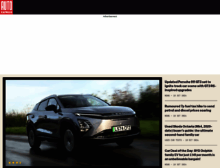 auth.autoexpress.co.uk screenshot