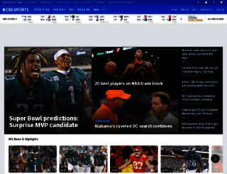auth.cbssports.com screenshot