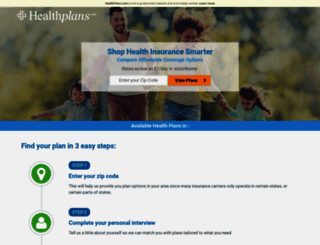 auth.healthplans.com screenshot